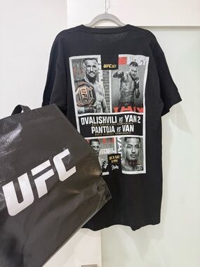 UFC 323 Las Vegas Event Shirt Official Fight Tee NEW Dvalishvili Yan 2